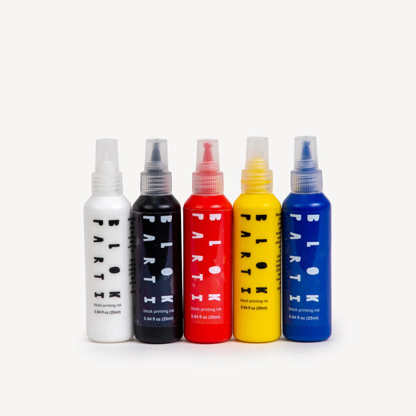 BLOK PARTI Block Printing Kit - Tulip Print Tote Bag