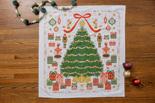 Christmas Tree Tea Towel – Holiday Kitchen Decor