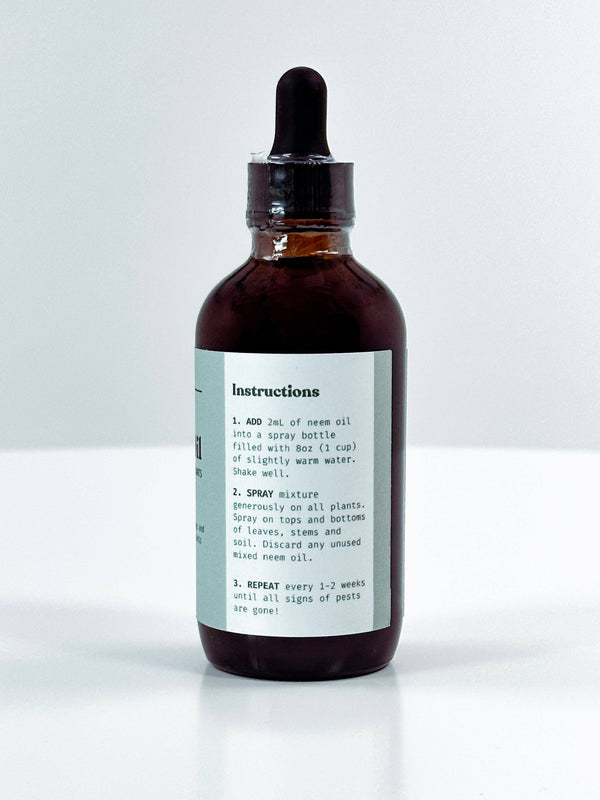 Neem Oil - 4oz. | Removes Bugs From Plants