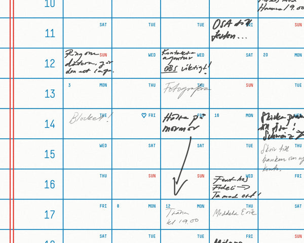 2026 Classic Calendar 50x70cm