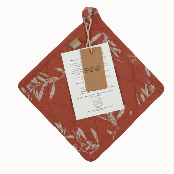 Pot Holder Trivets Olives Cinnamon
