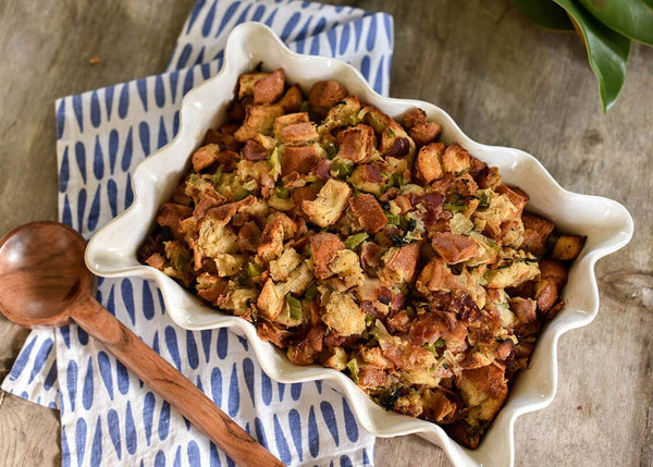 Signature White 13 Ruffle Casserole