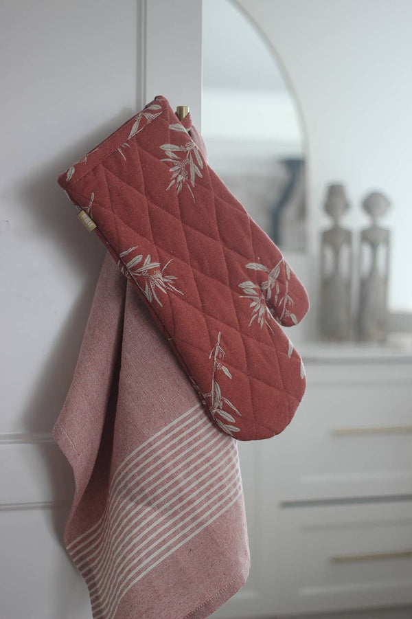 Oven Gloves Olives Cinnamon