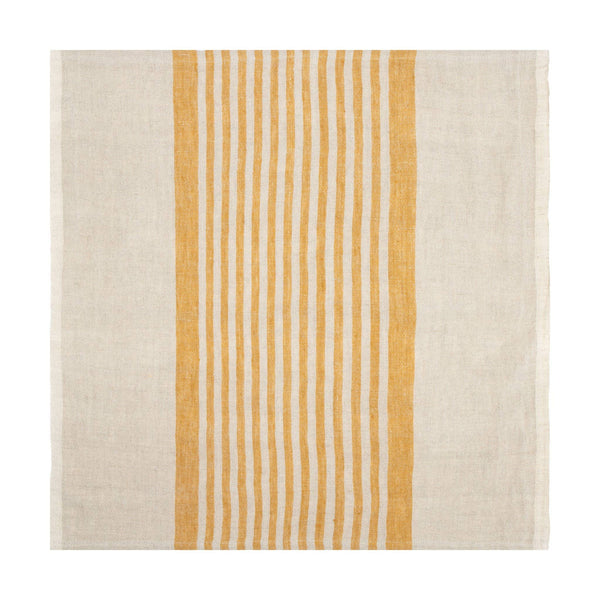 Brittany Natural & Mustard Napkins 20x20 - Set of 2