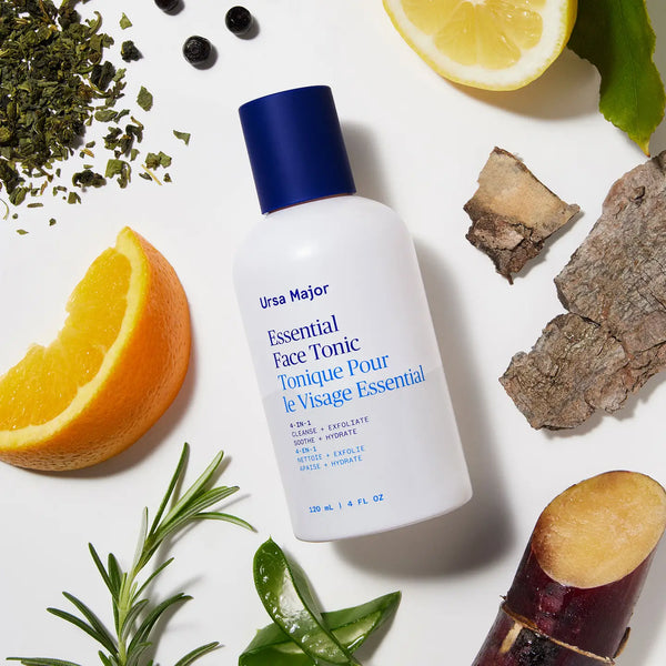 Ursa Major Essential Face Tonic | 4-in-1 Natural Toner to Cleanse, Exfoliate