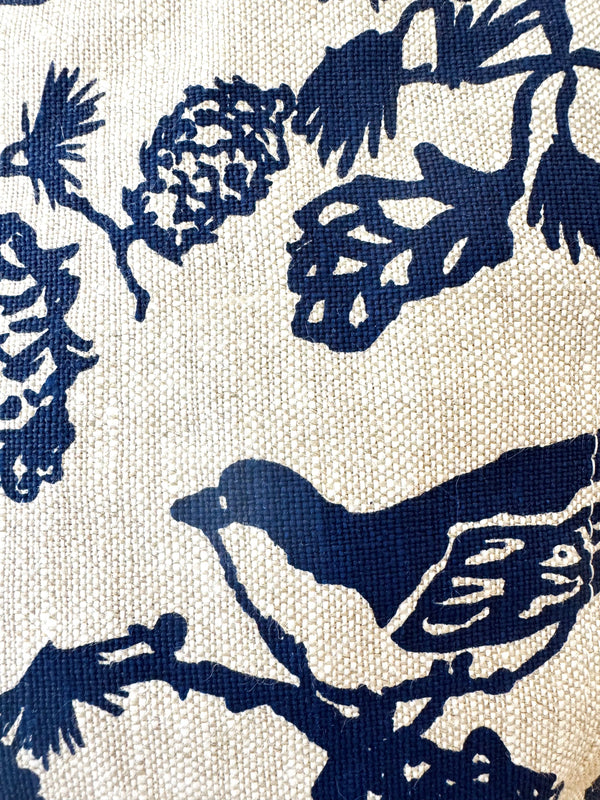 Pine Cone Heavy Linen Boho Tote Bag