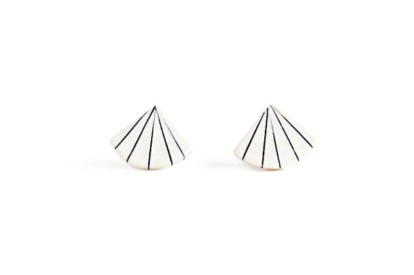 Pinstripe Fan Studs