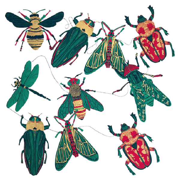 INSECTS SEWN GARLAND