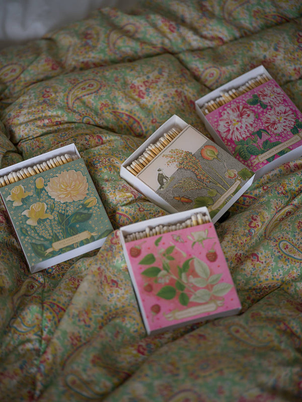 Rose Perle d'or Matches | Square - Safety Matches