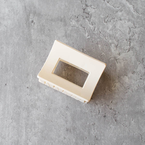 Matte Rectangle shaped Daily Design Hair Claw