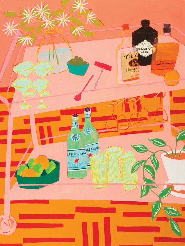 800pc Puzzle: Bar Cart, Bailey Schmidt