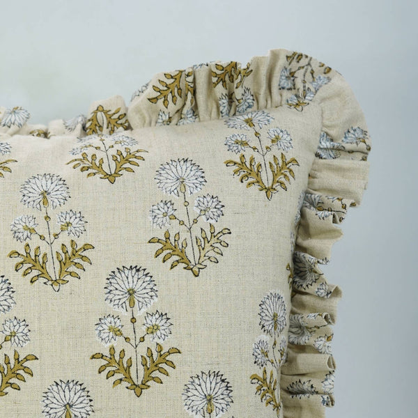 Decorative Block Print Table Pillow Cover- Rishi