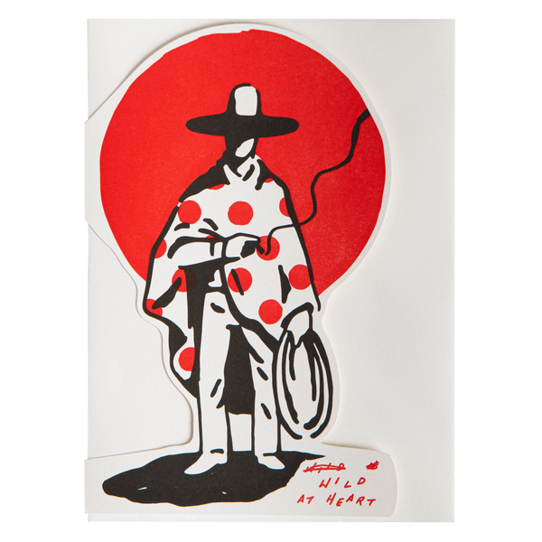 Wild At Heart Cowboy | Cut-Out - Greeting Card