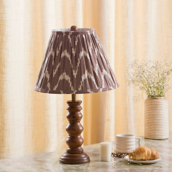 Turner Wooden Lamp Stand