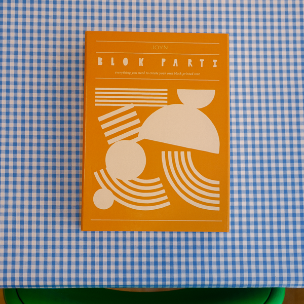 BLOK PARTI Block Printing Kit - Abstract Print Tote Bag
