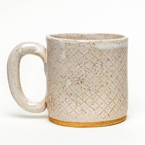 Blue Bird Design Handmade, in Ohio, Ceramic White 10oz