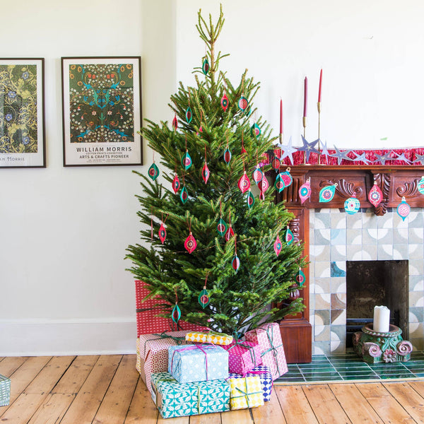 BAUBLES PAPER ORNAMENTS