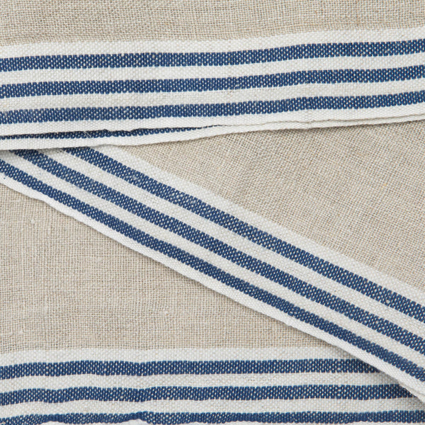 Alsace Natural & Blue Napkins 20x20 - Set of 2