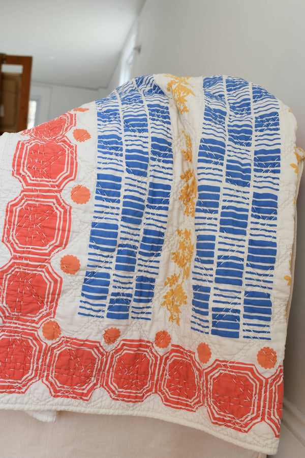 Cotton Throw - Modern Farm House Vintage Inspired 50x70