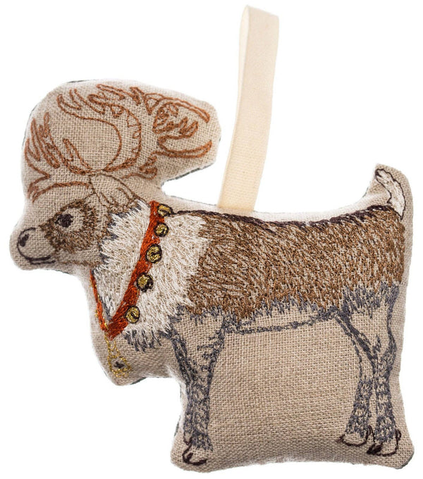 Reindeer with Bells Ornament