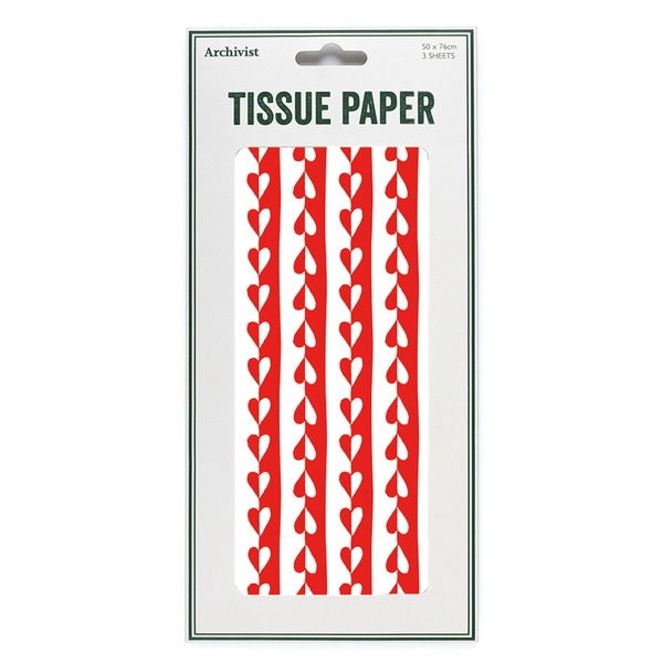 Sweetheart Stripe Tissue Paper | Wrapping | Tissue Paper