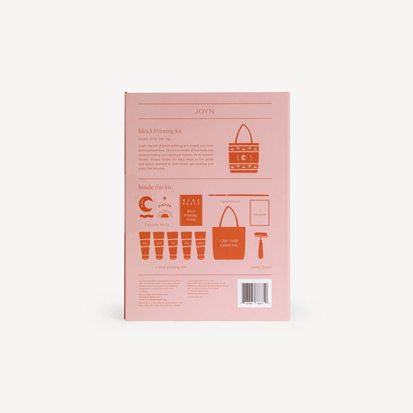 BLOK PARTI Block Printing Kit - Cosmic Print Tote Bag