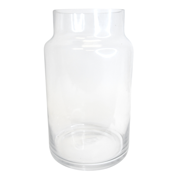 London Glass Milk Pail Vase (LONDON)