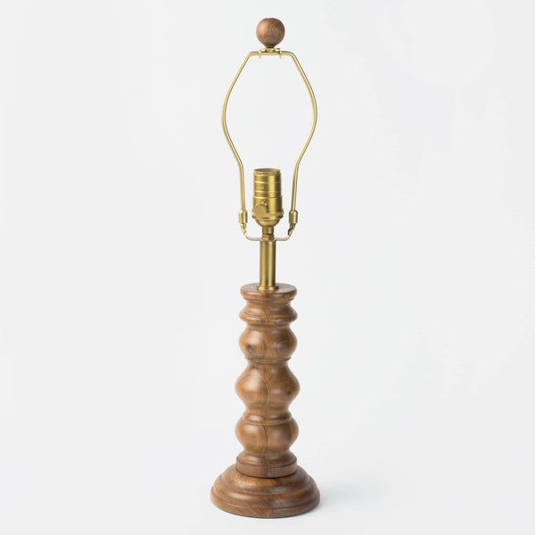 Turner Wooden Lamp Stand