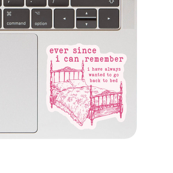 Cute Funny Sleep Relax Bed Time High Quality Vinyl Sticker