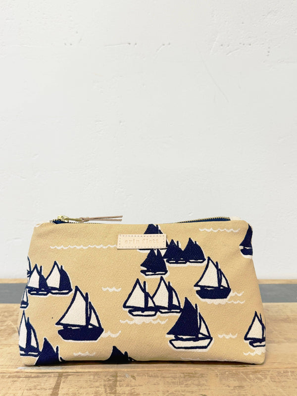 Zipper Pouch, Make-Up bag SAILING
