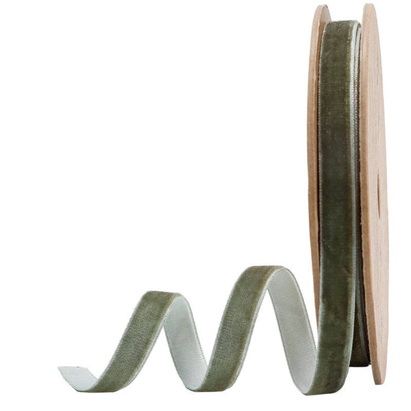16 Colors | 3/8" Velvet Ribbon | 10 Yard Roll
