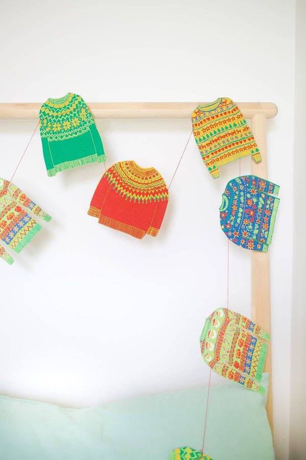 CHRISTMAS JUMPERS SEWN GARLAND