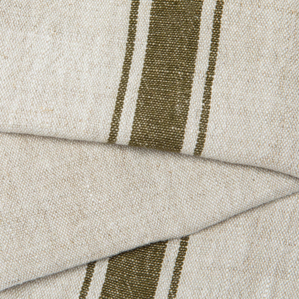 Marseille - Olive Green/Natural Napkins 20x20 - Set of 2