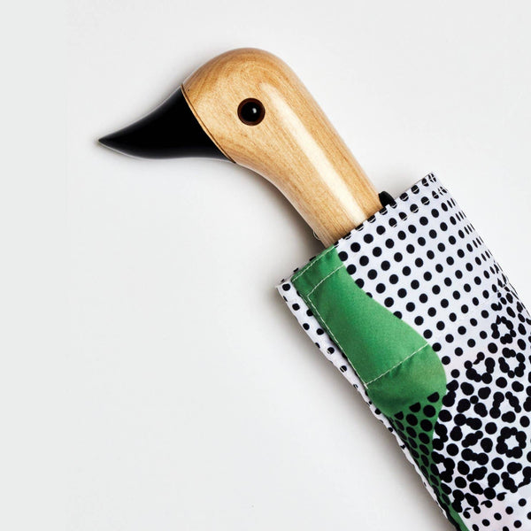 Dots Sustainable Compact Duckhead Umbrella