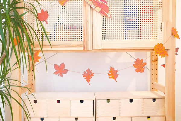 AUTUMN LEAVES SEWN GARLAND