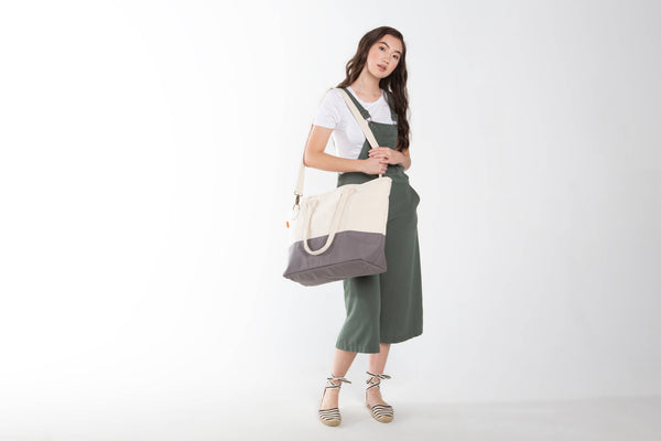 Colorblock Utility Tote