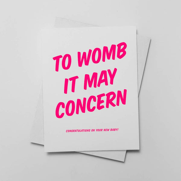To Womb It May Concern - Pink