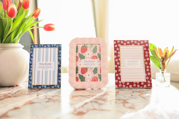 4x6 Infinity Dots Ceramic Frame