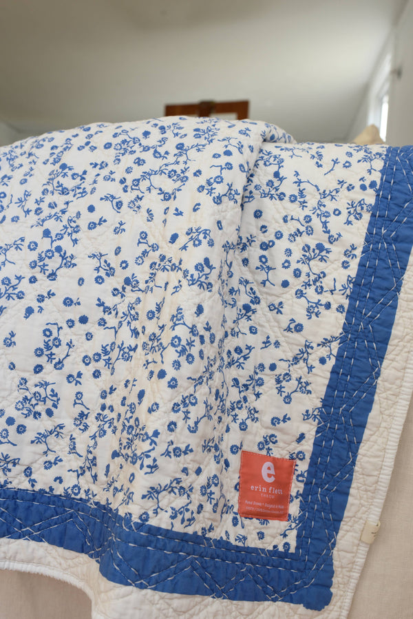 Cotton Throw - Modern Farm House Vintage Inspired 50x70