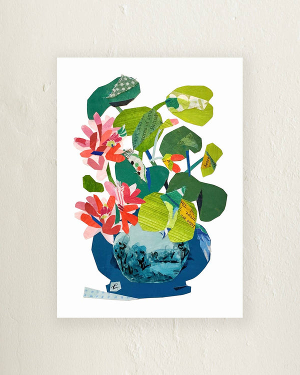 Geranium giclée art print