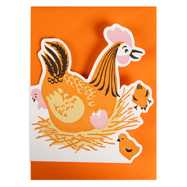 Mother Hen | Cut-Out - Greeting Card