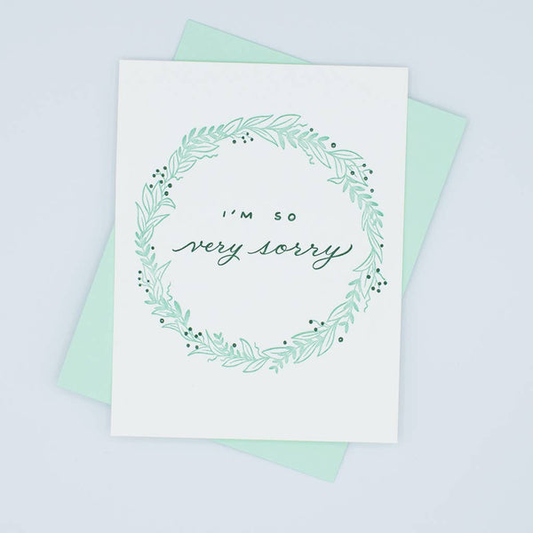 I'm So Very Sorry