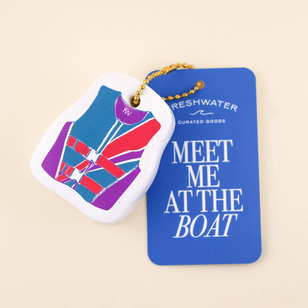 '90s Lifejacket Floating Keychain