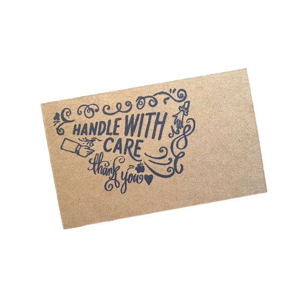 Handle with Care Rubber Stamp for Packaging & Mail