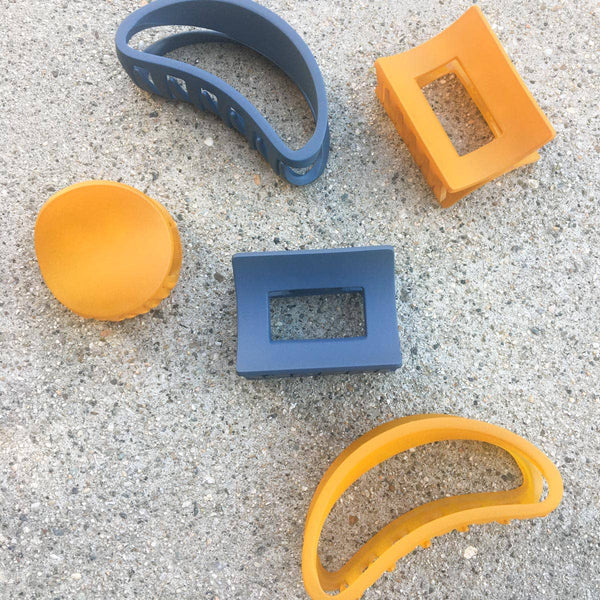 Matte Rectangle shaped Daily Design Hair Claw