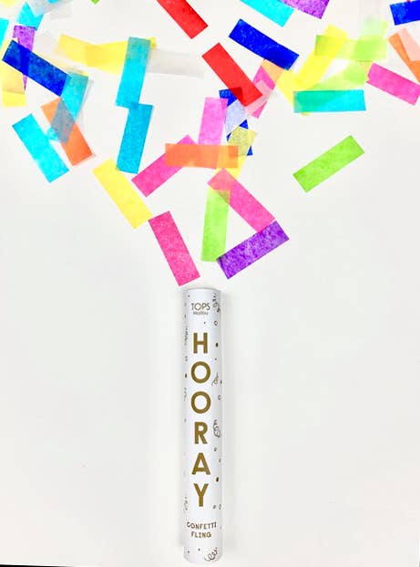 Confetti Fling 6" - "HOORAY"