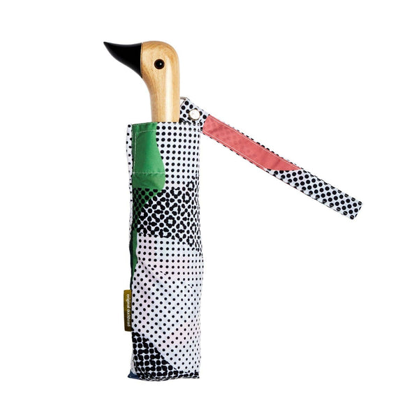 Dots Sustainable Compact Duckhead Umbrella
