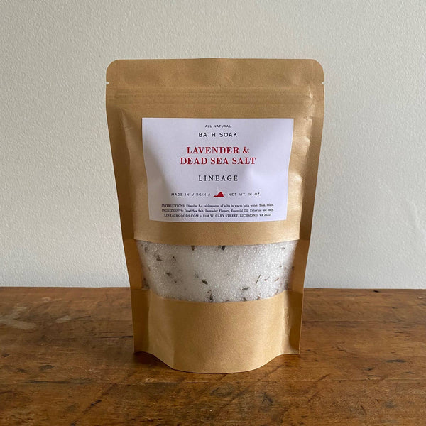 Lavender & Dead Sea Salt Bath Soak