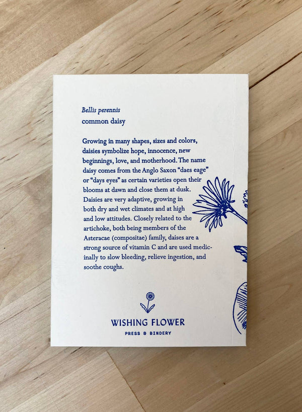 Daisy Botanical Jotter Notebook