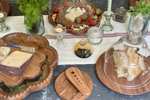 Vintage English Bread Board: Bread, Small, Natural